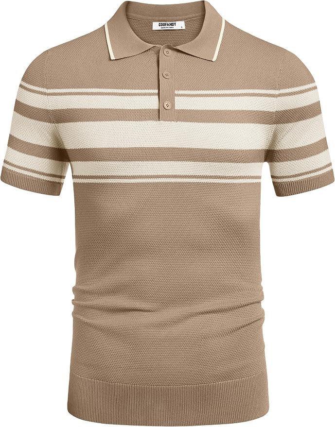 Khaki With White Stripes