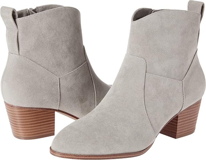 Light Grey Heather Microsuede