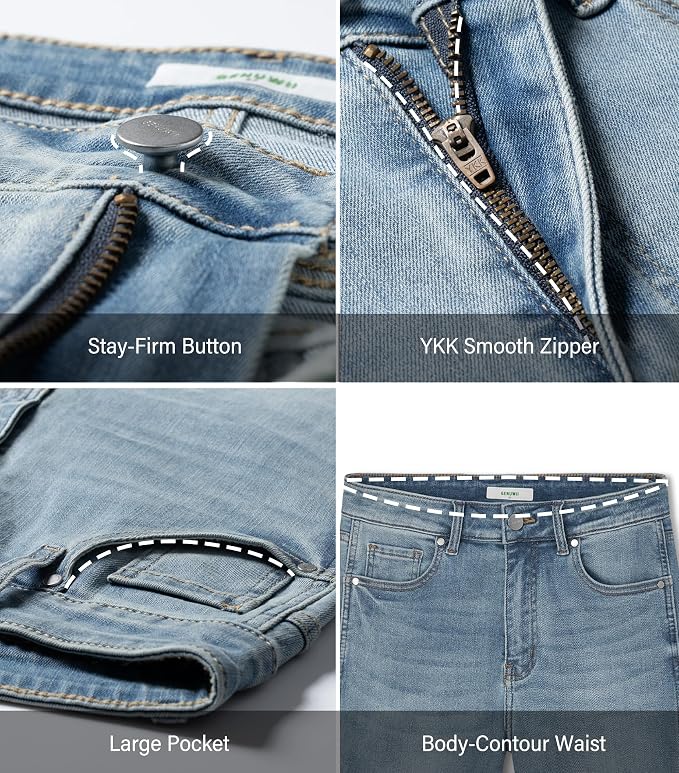 Ashley Blue (Stitched Hem)