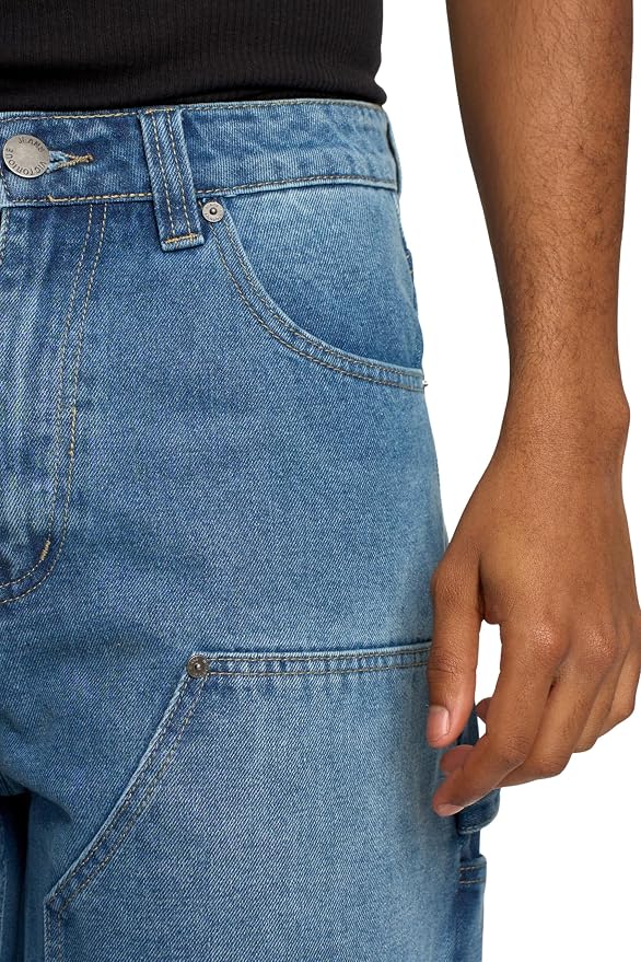 Carpenter Baggy Black Shorts