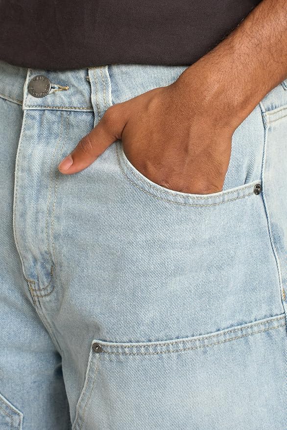 Carpenter Baggy Indigo Shorts