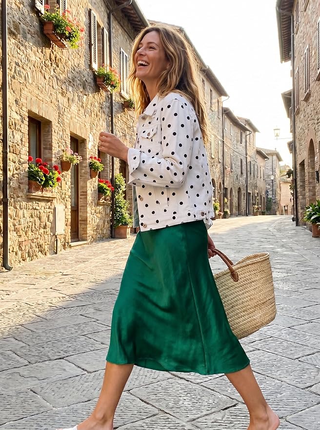 White Polka Dot