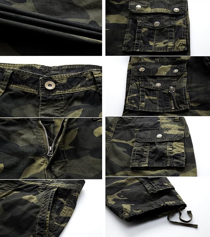 Dark Army Green Camo #083