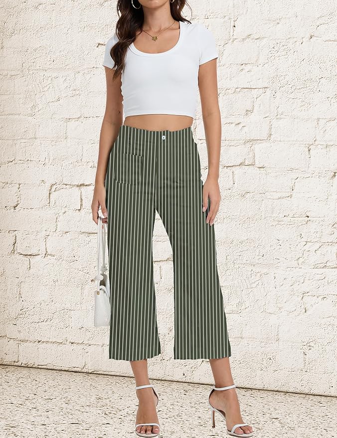 Narrow Green Stripes