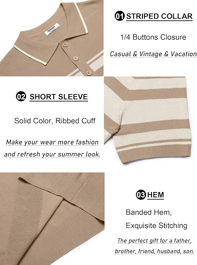 Khaki With White Stripes