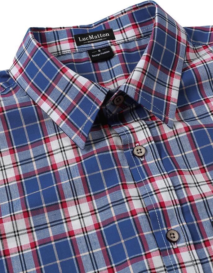 Blue Red Plaid