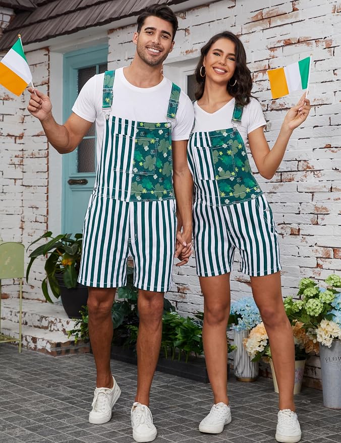 Women/Green White Stripe