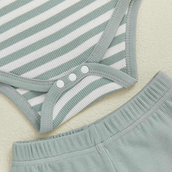 Striped Light Green