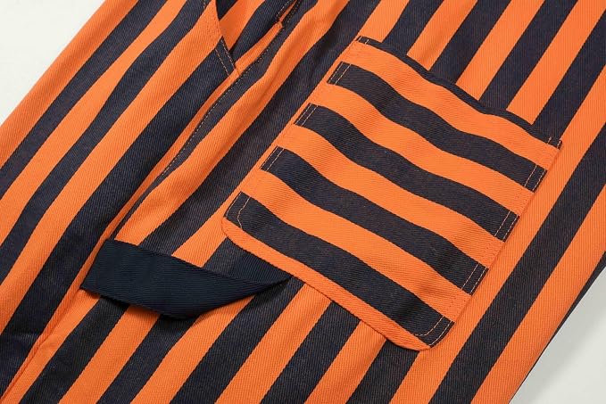 Orange and Blue Striped
