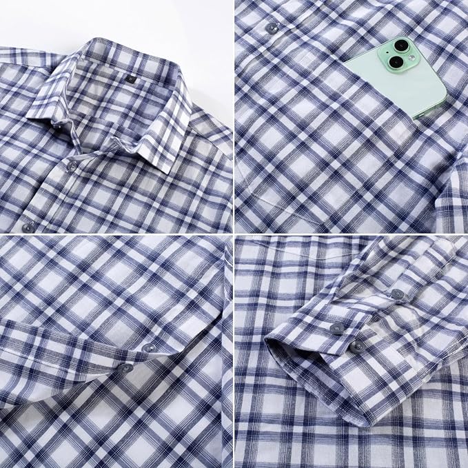 Blue and Black Plaid