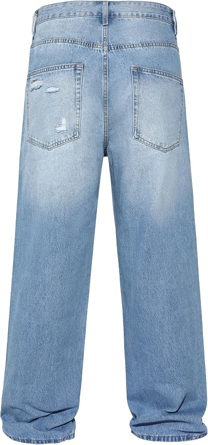 D#light Blue Ripped