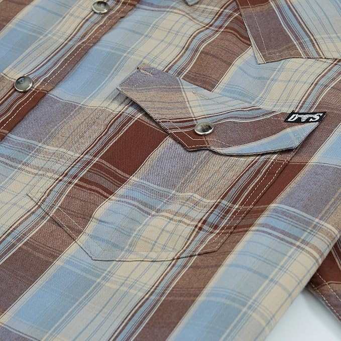 Brown Blue Khaki