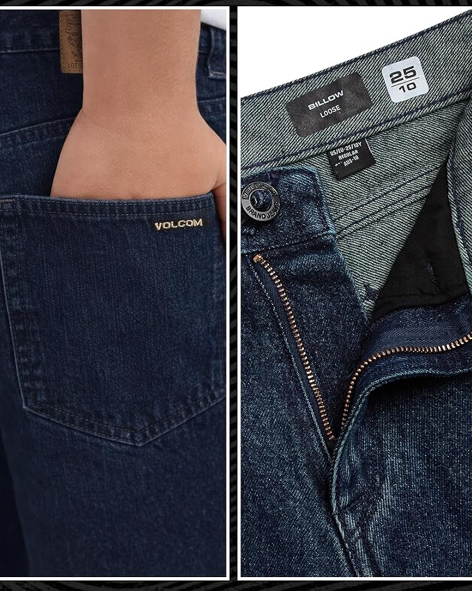 Medium Wash Loose Fit