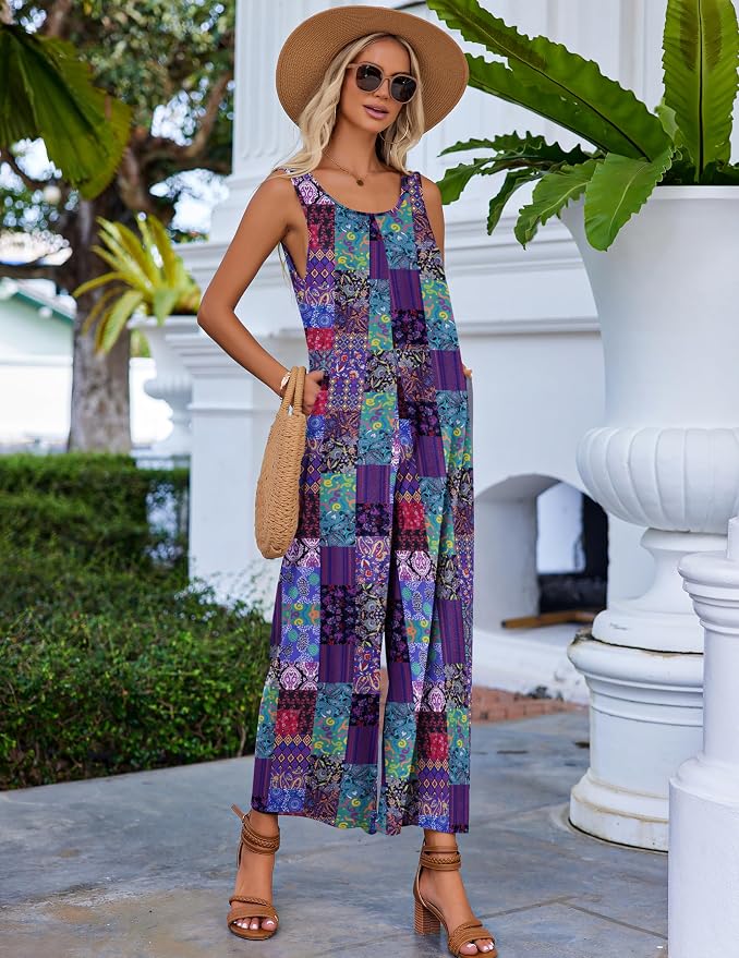 Blue Boho Print