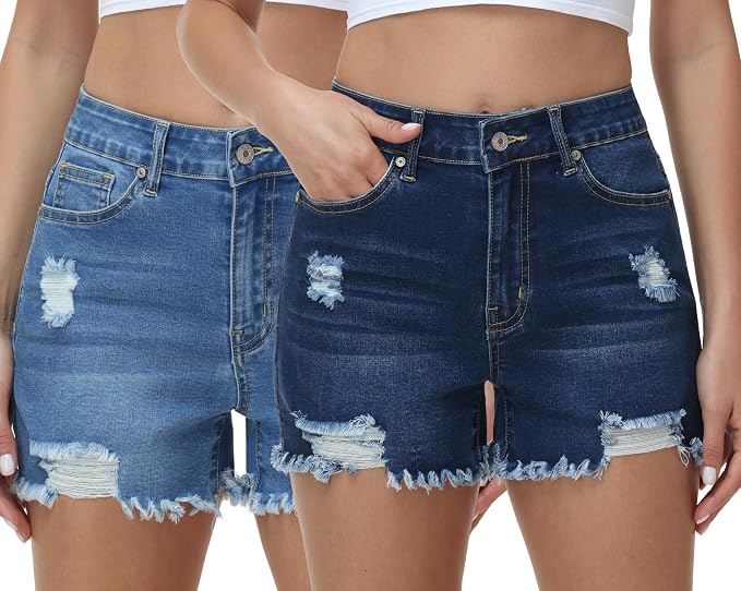 2 Pack - 2251# Mid Blue/Dark Blue