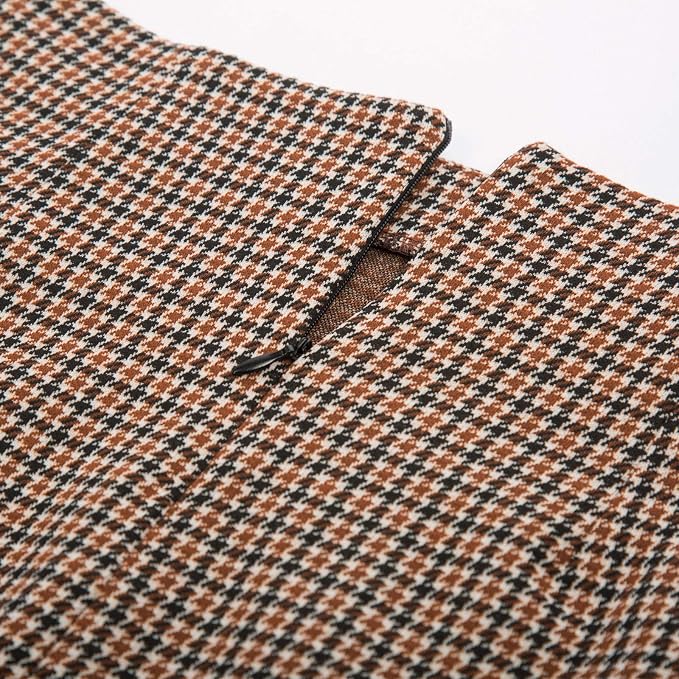 Plaid Black Khaki