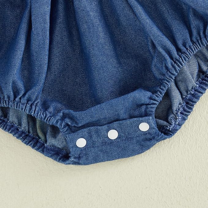 Smocked Denim