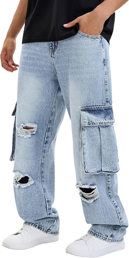 C#light Tinted Blue Ripped