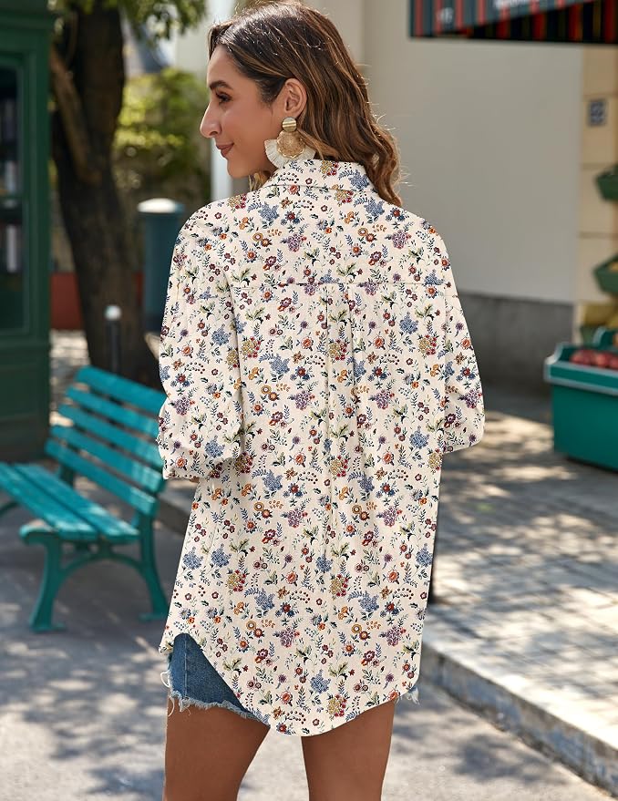 Cream Floral
