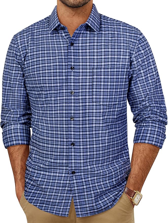 Dark Blue Gingham