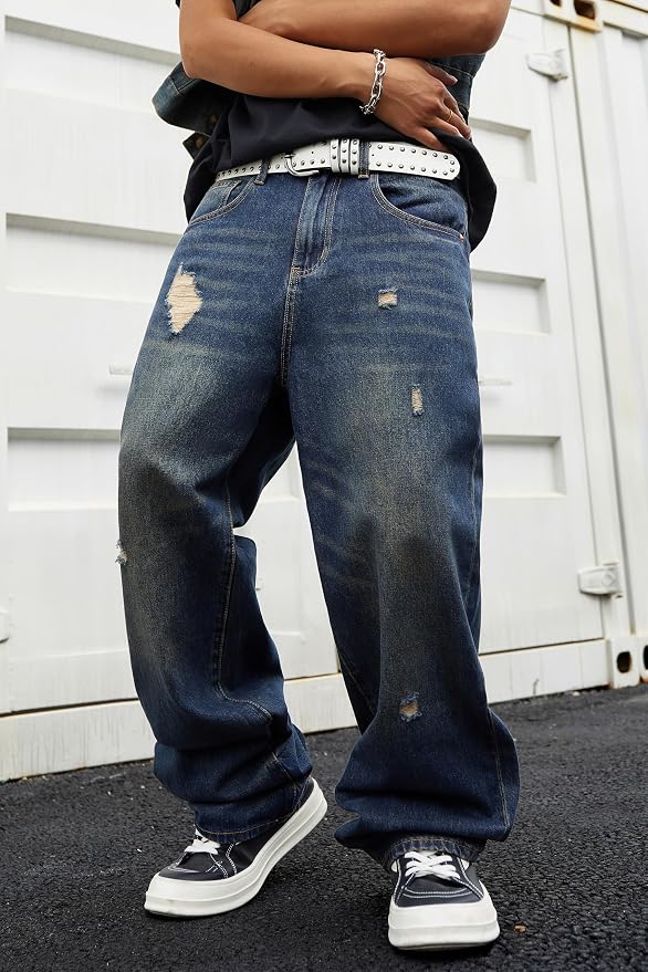 Dark Indigo Ripped