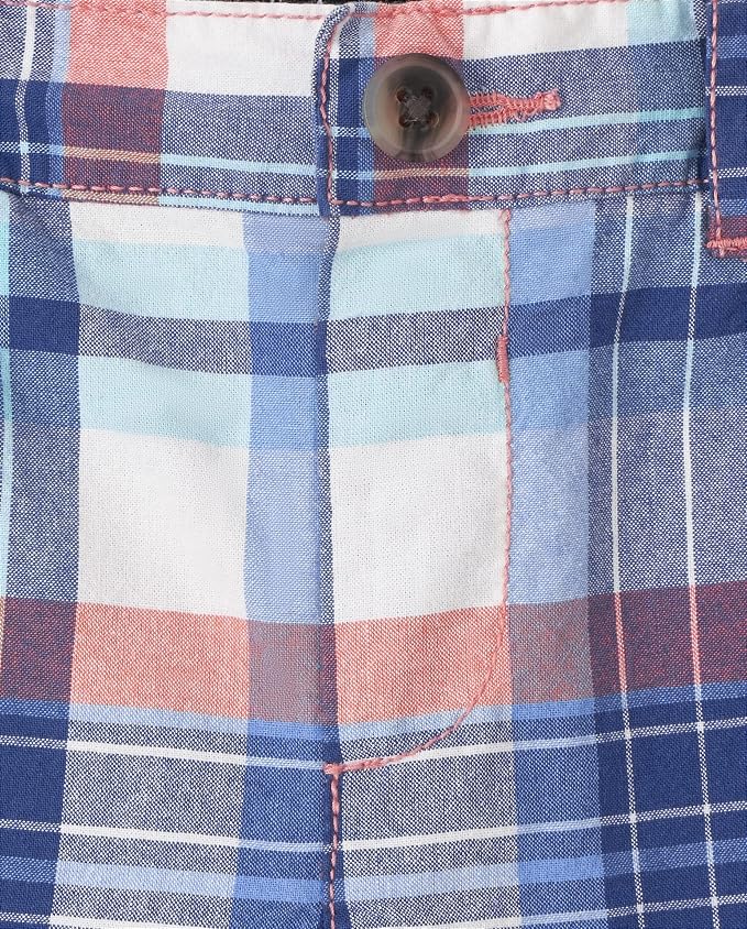 Blue/Orange Plaid