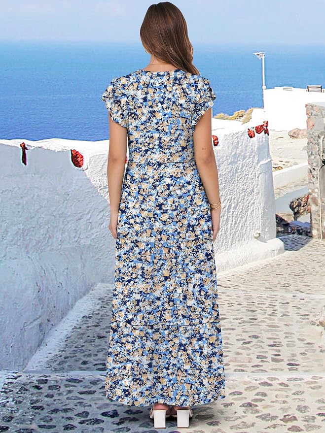 Floral Blue Yellow