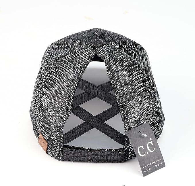Glitter Mesh-black