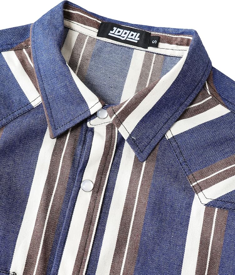 Denim Brown White