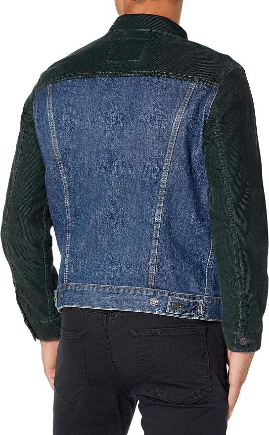 Green Cord and Indigo Denim