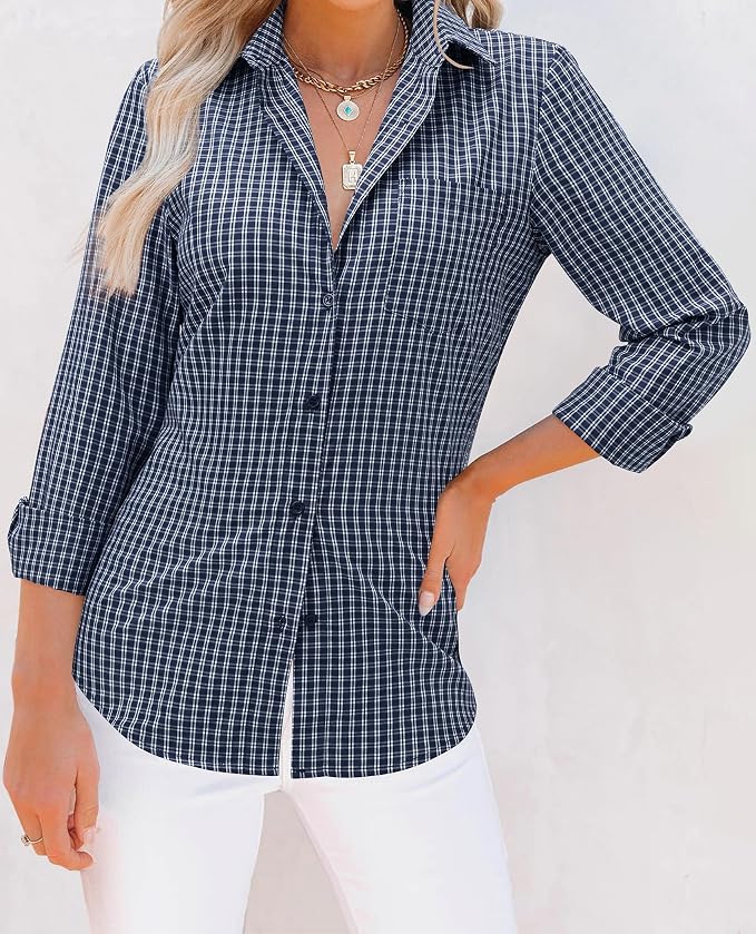 Navy Blue Plaid