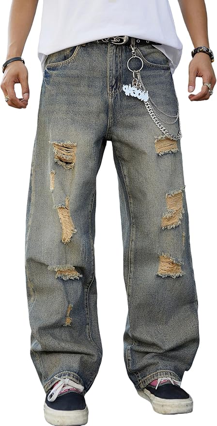 Vintage Blue Ripped