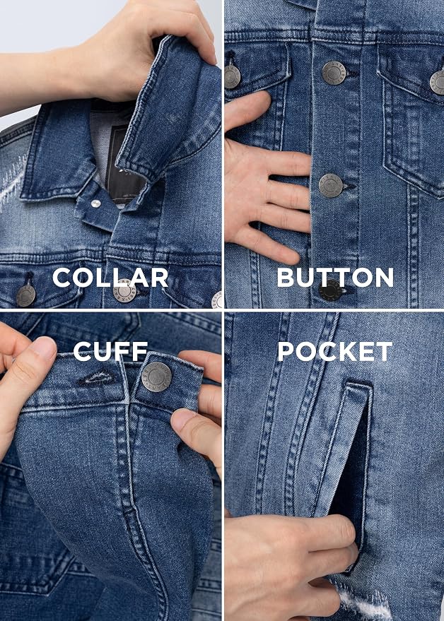 Medium Blue - Ripped